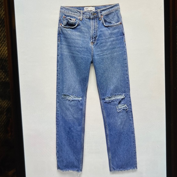 High waist jeans ZARA size 8 - Picture 6 of 7